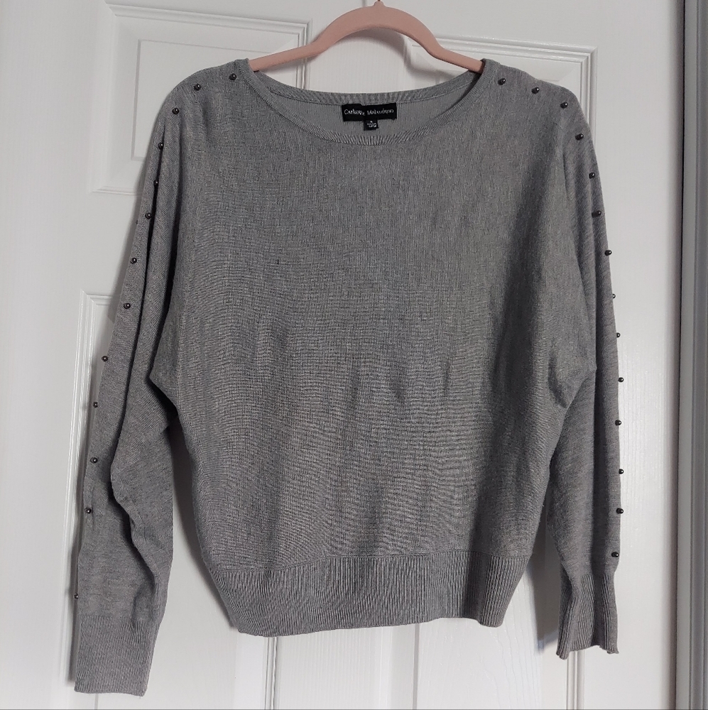 New Catherine Malandrino gray sweater